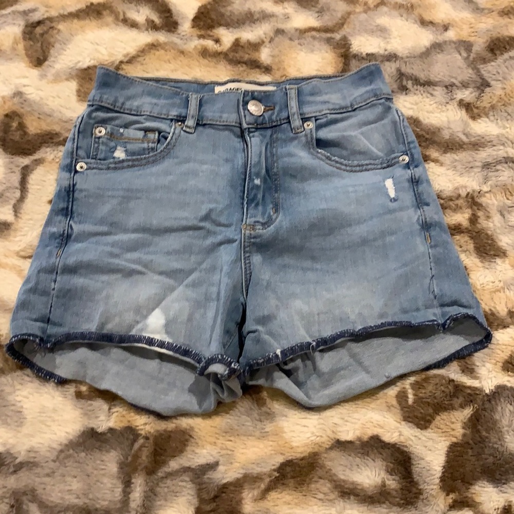 Denim High waist shorts